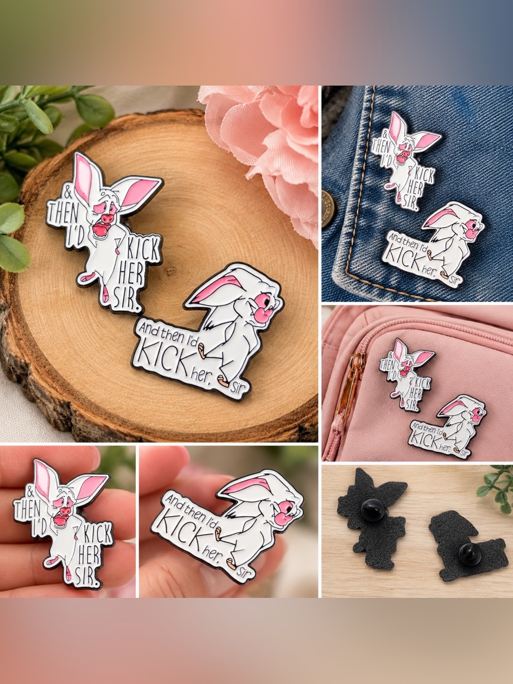 🦇 Anastasia-Inspired Bat Enamel Pin Set 🦇
